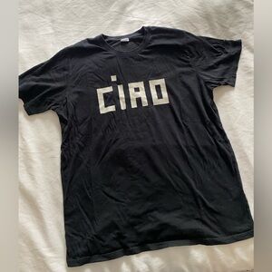 Clare V Ciao T Shirt Black